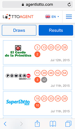 We launched a long-awaited mobile version of Lotto Agent for phones and ...