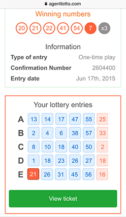 We launched a long-awaited mobile version of Lotto Agent for phones and ...